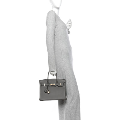 Hermes Togo Birkin 30 Gris Meyer 2 of 11
