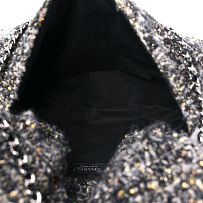 Chanel Patent Tweed Sequin Shopping Flap Bag Multicolor 5 of 13