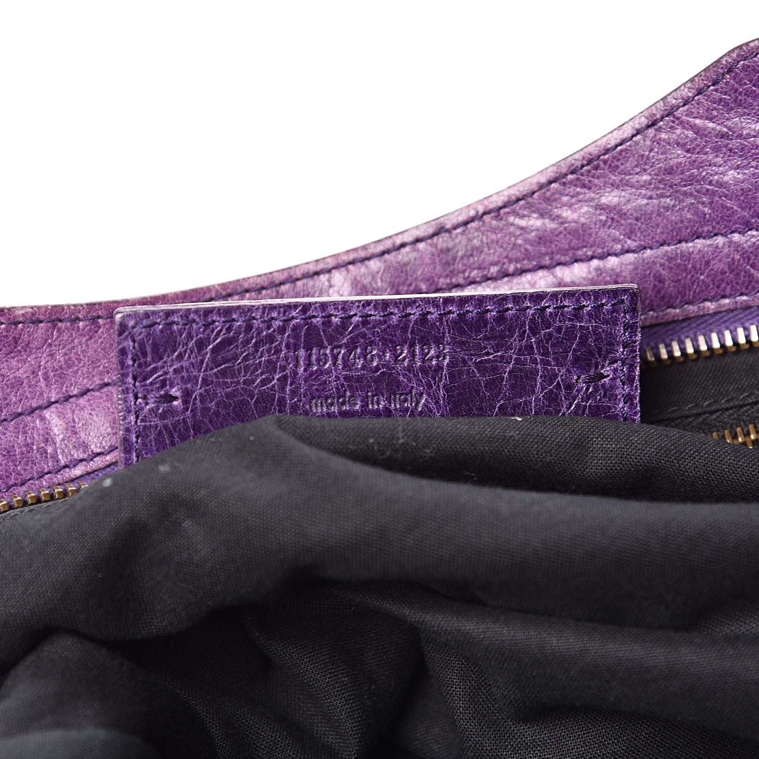 Balenciaga Agneau Classic Hardware City Raisin 7 of 11