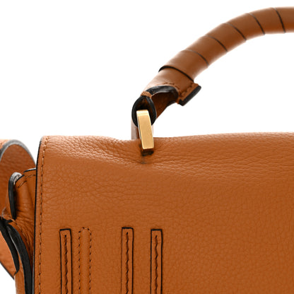 Chloe Calfskin Medium Marcie Top Handle Bag Tan 13 of 14