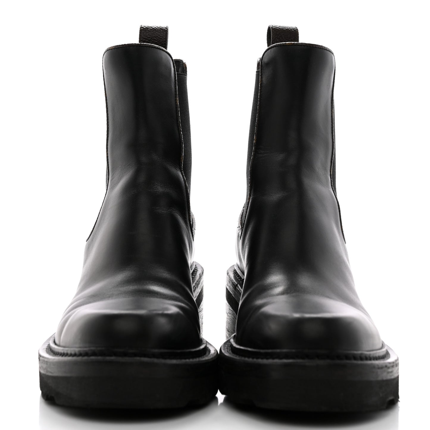Calfskin Monogram Beaubourg Ankle Boots 37 Black