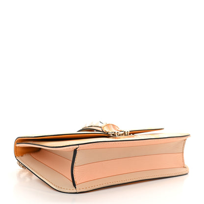 Valentino Garavani Vitello Native Couture 1975 Medium Glam Lock Rockstud Flap Mandarin Sorbet 4 of 9