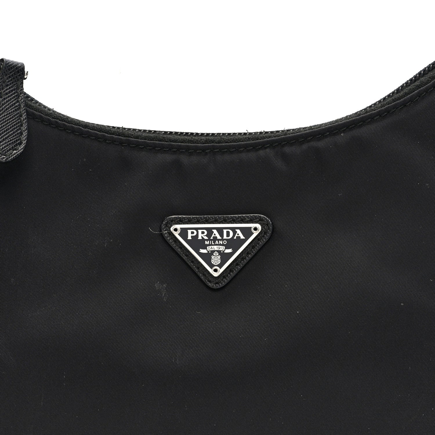 Prada Tessuto Nylon Mini Re-Edition 2000 Bag Black 7 of 9