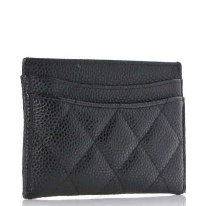 Chanel Caviar Quilted Card Holder Black 3 of 10