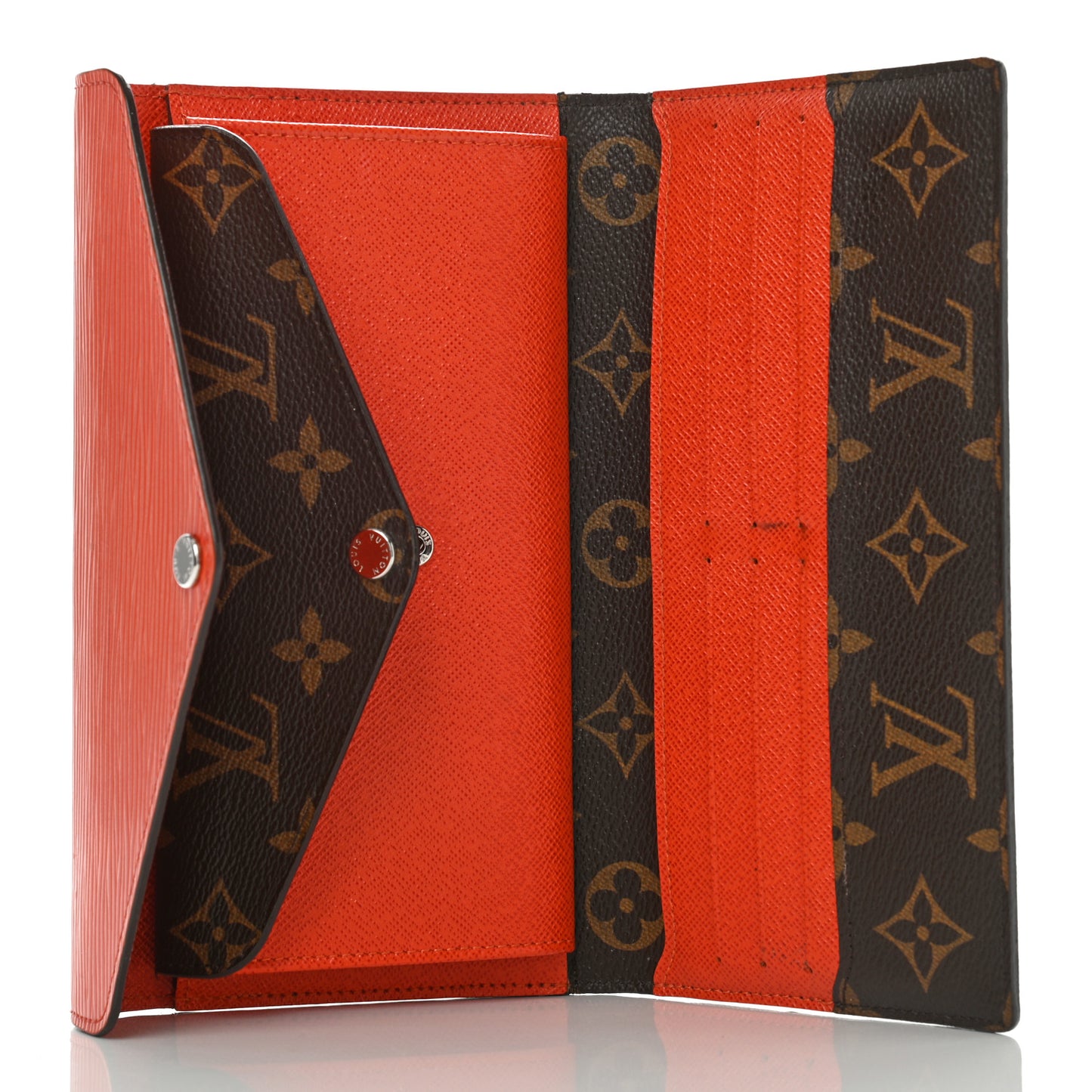 Monogram Epi Marie-Lou Long Wallet Piment
