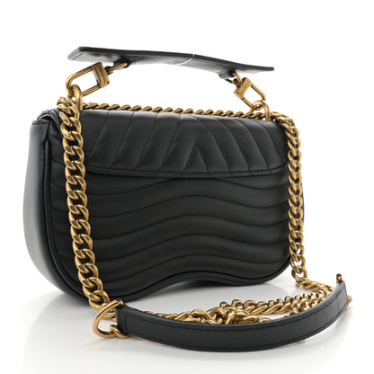 Louis Vuitton Calfskin New Wave Chain PM Black 3 of 11