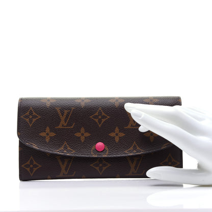 Louis Vuitton Monogram Emilie Wallet Hot Pink 2 of 9