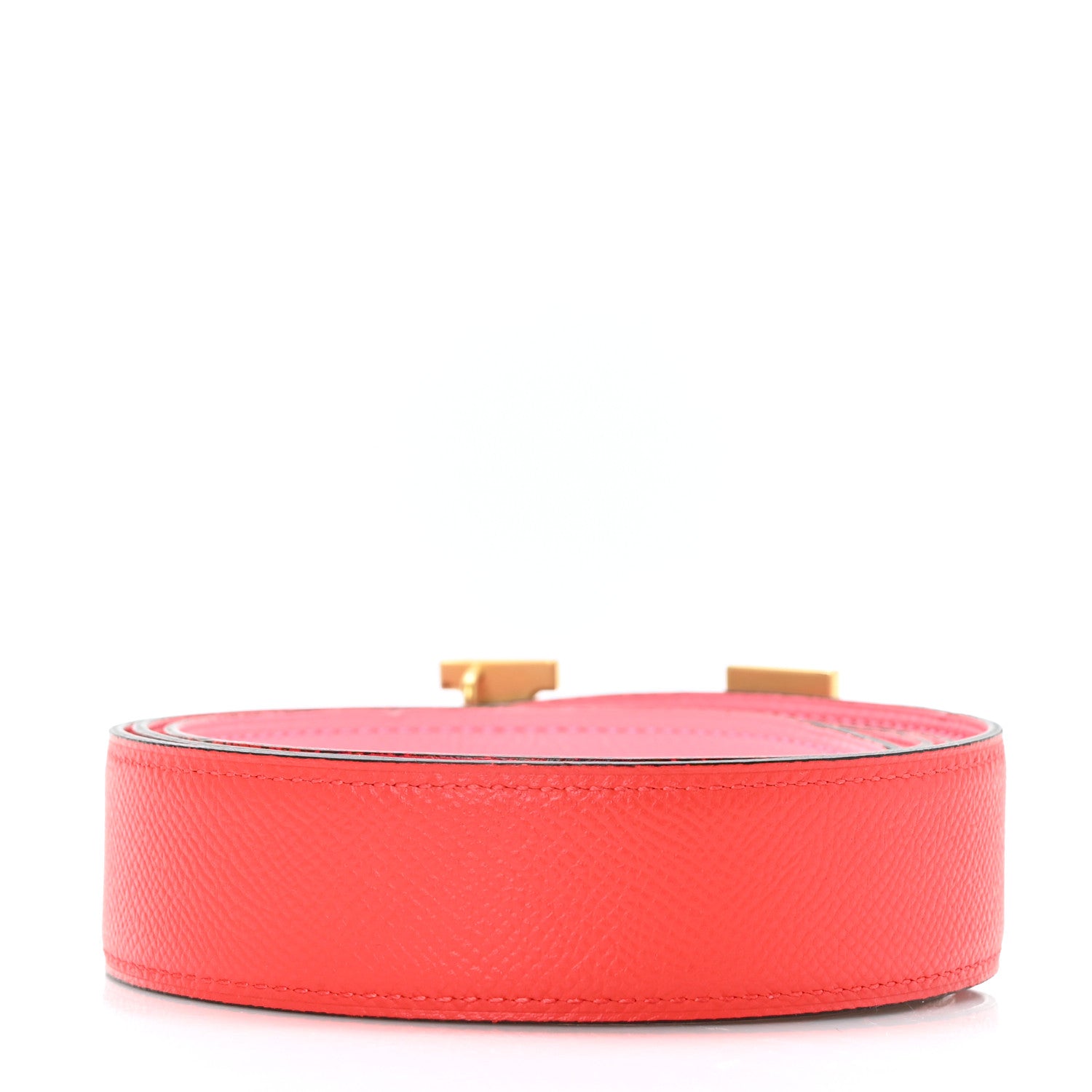 Hermes Epsom 32mm H Belt 95 Rose Confetti Rouge Tomate 2 of 6
