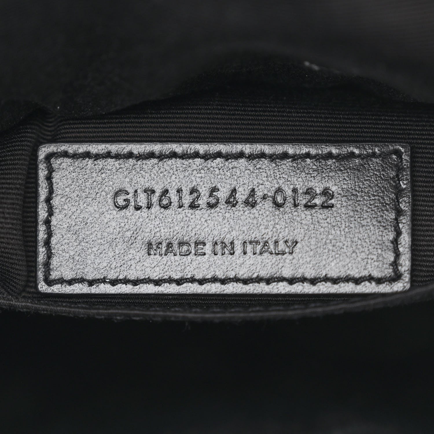 Saint Laurent Calfskin Matelasse Monogram Lou Camera Bag Black 7 of 11