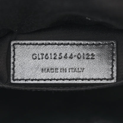 Saint Laurent Calfskin Matelasse Monogram Lou Camera Bag Black 7 of 11