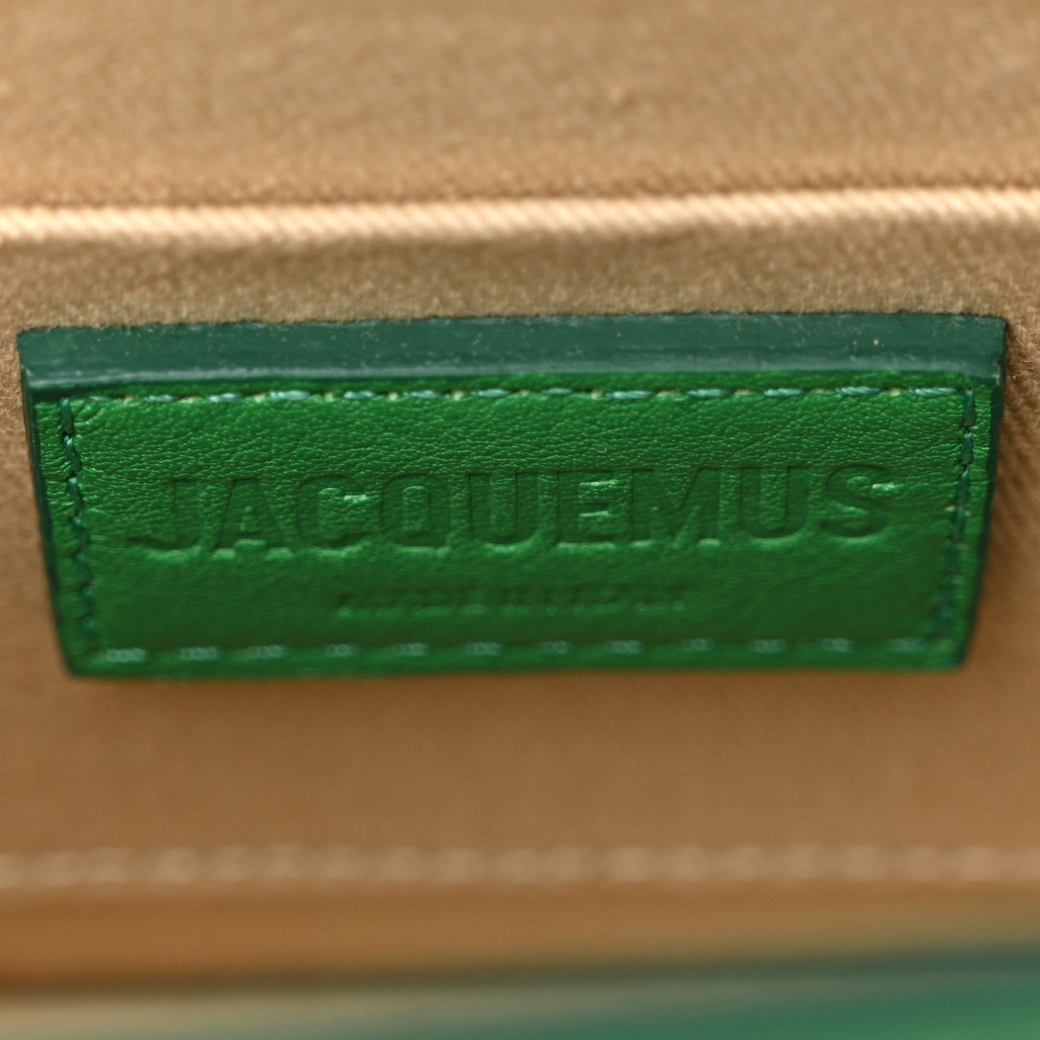 Jacquemus Smooth Calfskin Le Chiquito Moyen Green 6 of 11