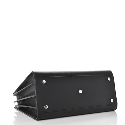 Saint Laurent Grained Calfskin Small Sac De Jour Black 5 of 8