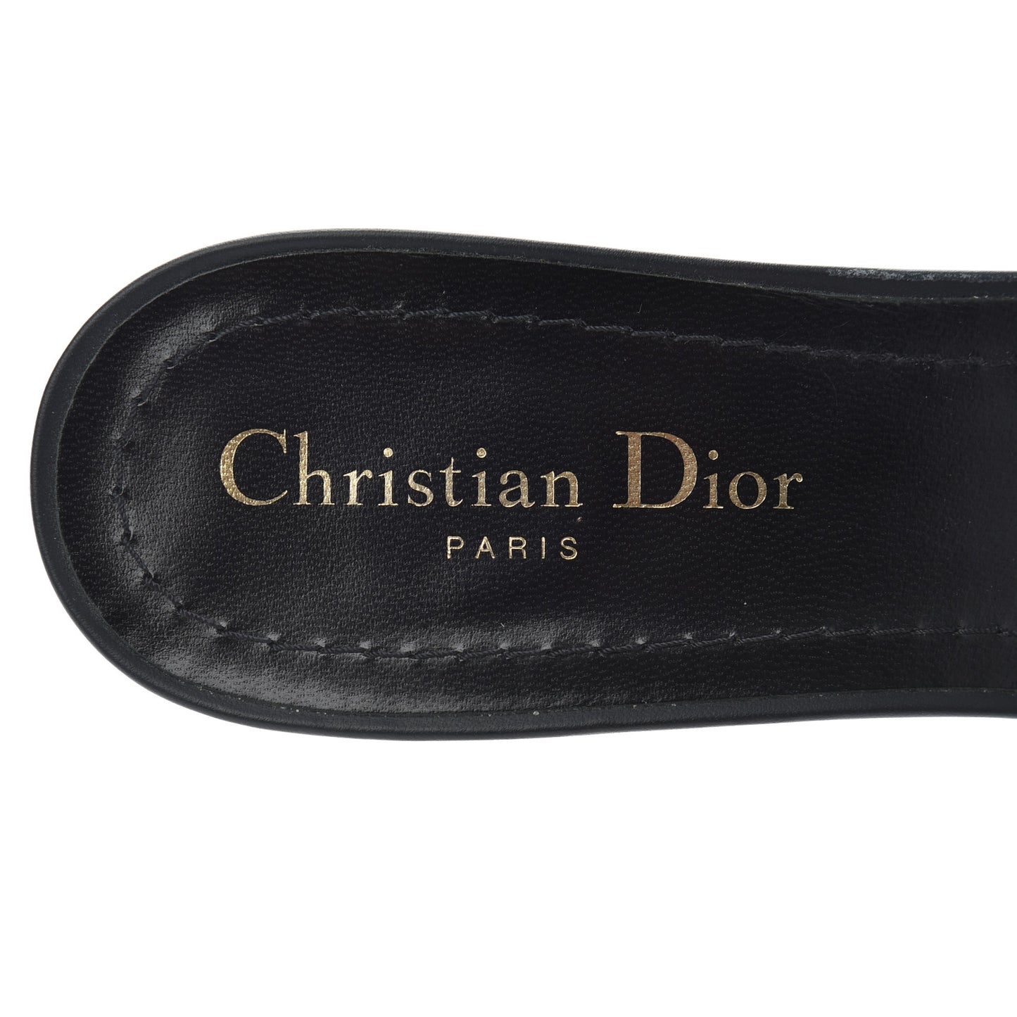 Cotton Embroidered Dway 40mm Slide Sandals 41 Deep Blue