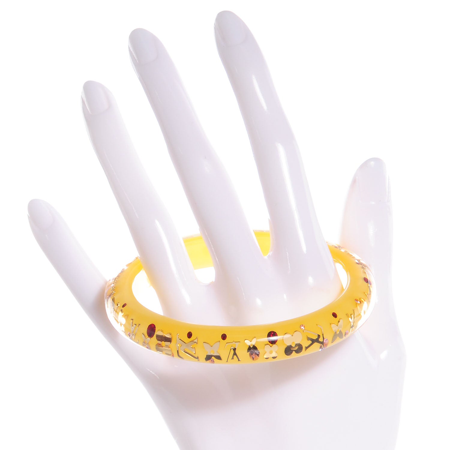 Louis Vuitton Inclusion Bracelet PM Size Medium Yellow 2 of 4