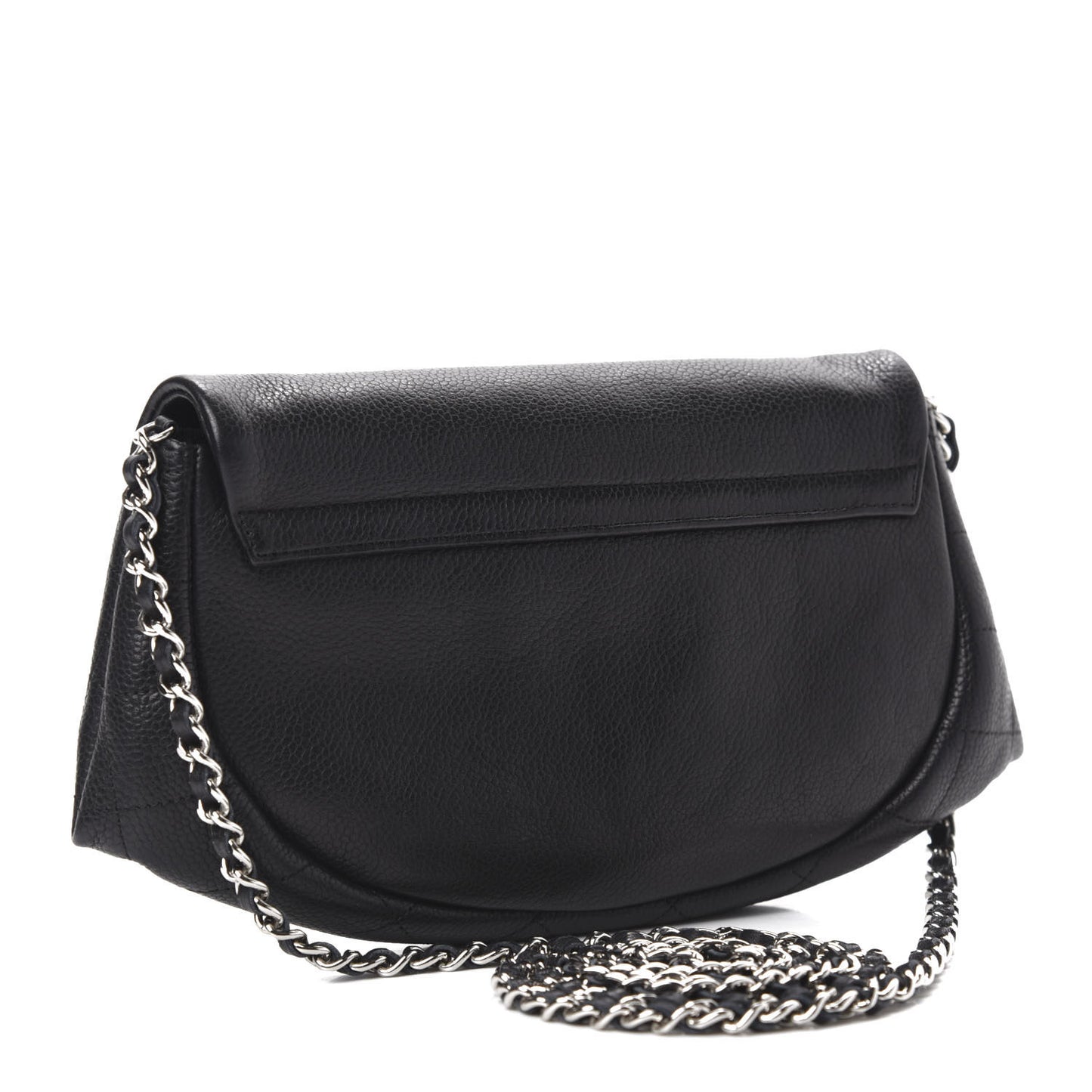 Caviar Half Moon Wallet On Chain WOC Black