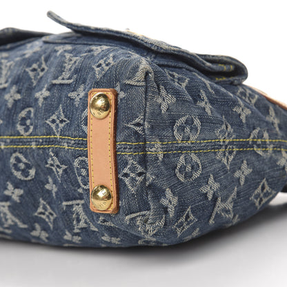 Louis Vuitton Monogram Denim Baggy PM Blue 9 of 12