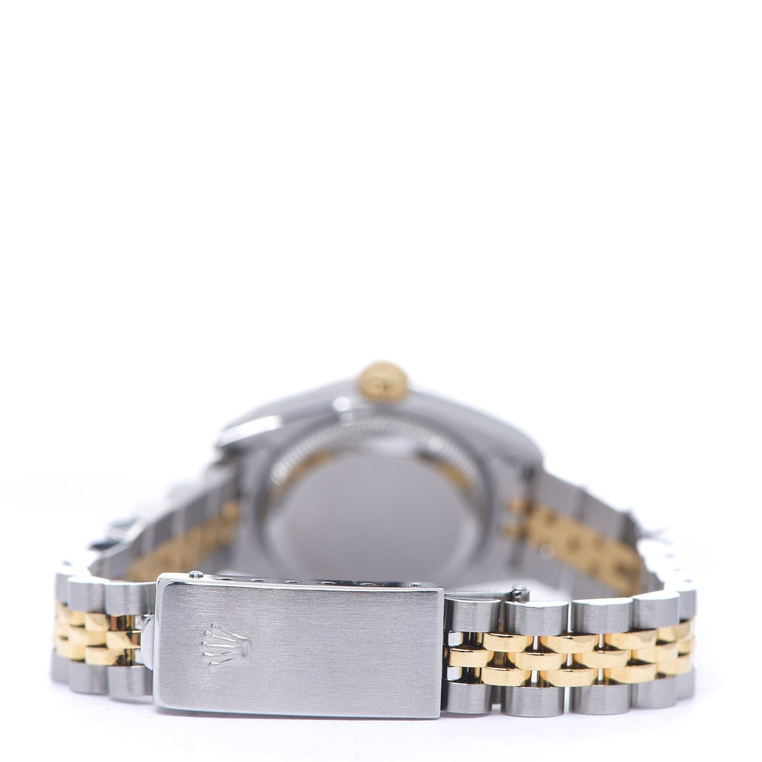 Rolex Stainless Steel 18K Yellow Gold Diamond 26mm Oyster Perpetual Datejust Watch Champagne 69173 3 of 5