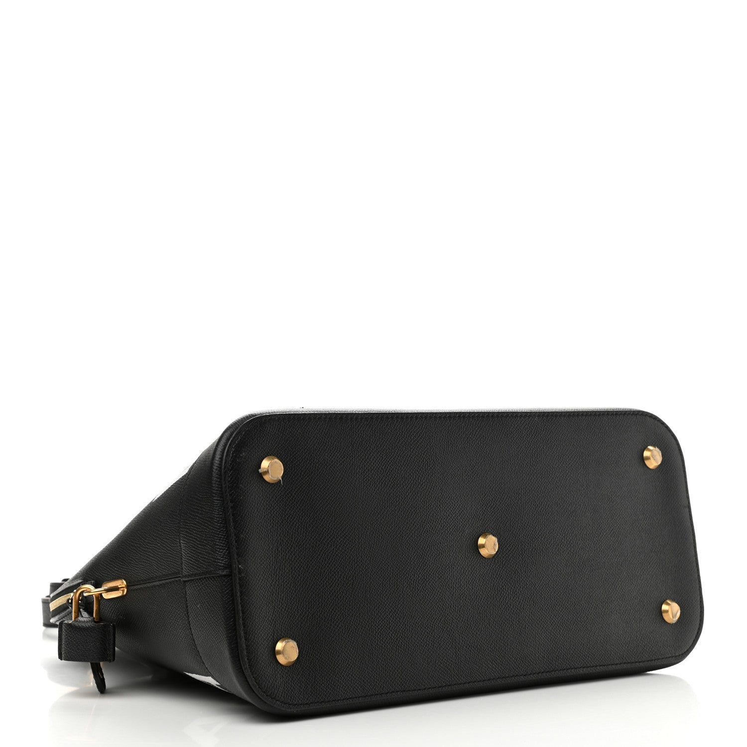 Balenciaga Signature Grained Calfskin Logo M Ville Top Handle Bag Black 4 of 14