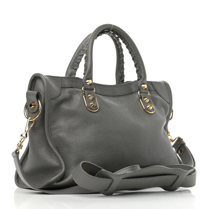 Balenciaga Chevre Gold Metallic Edge Hardware S City Gris Acier 2 of 9