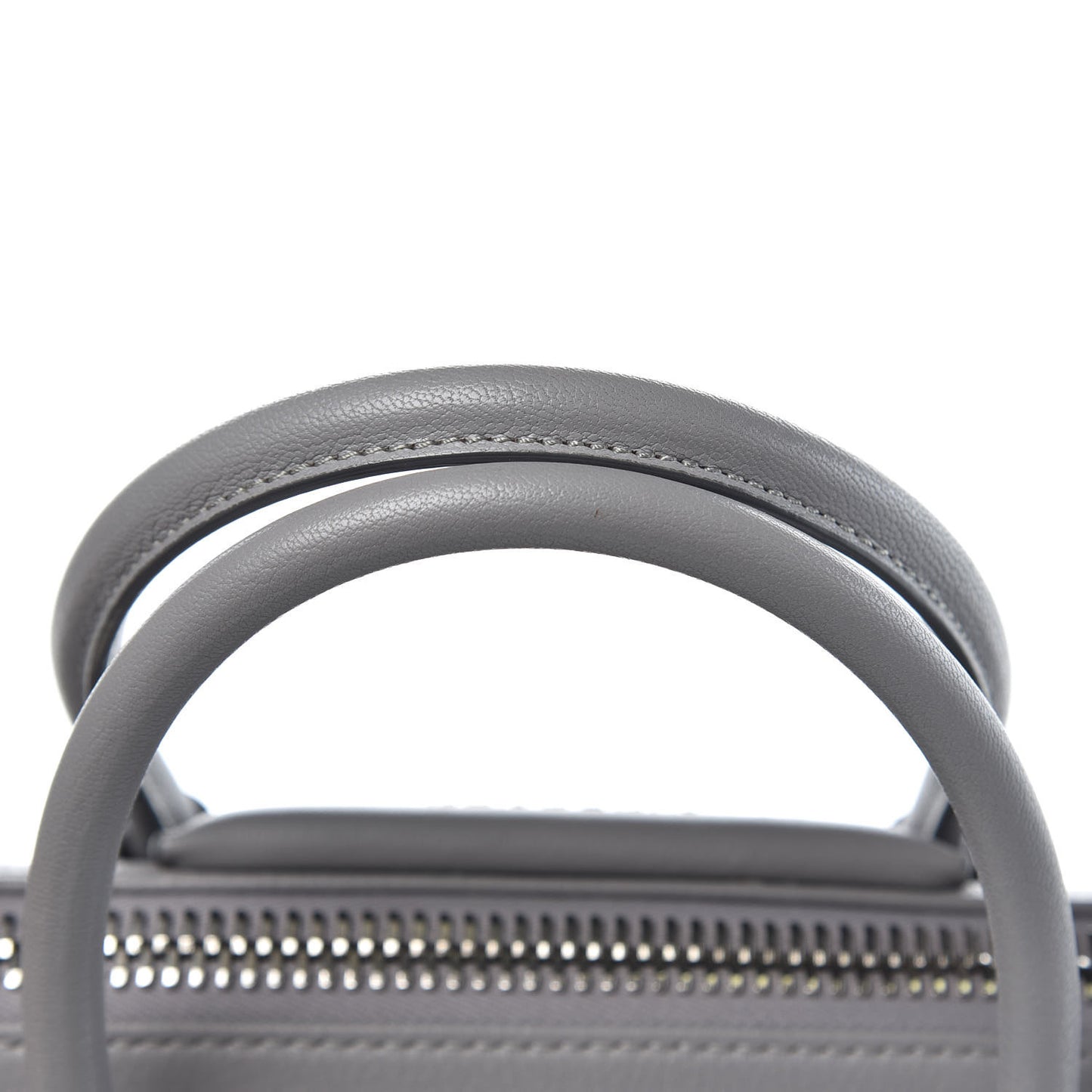 Sugar Goatskin Small Antigona Pearl Grey