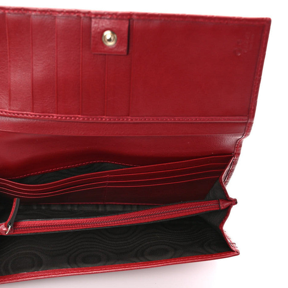 Gucci Soft Microguccissima Continental Wallet Red 5 of 7
