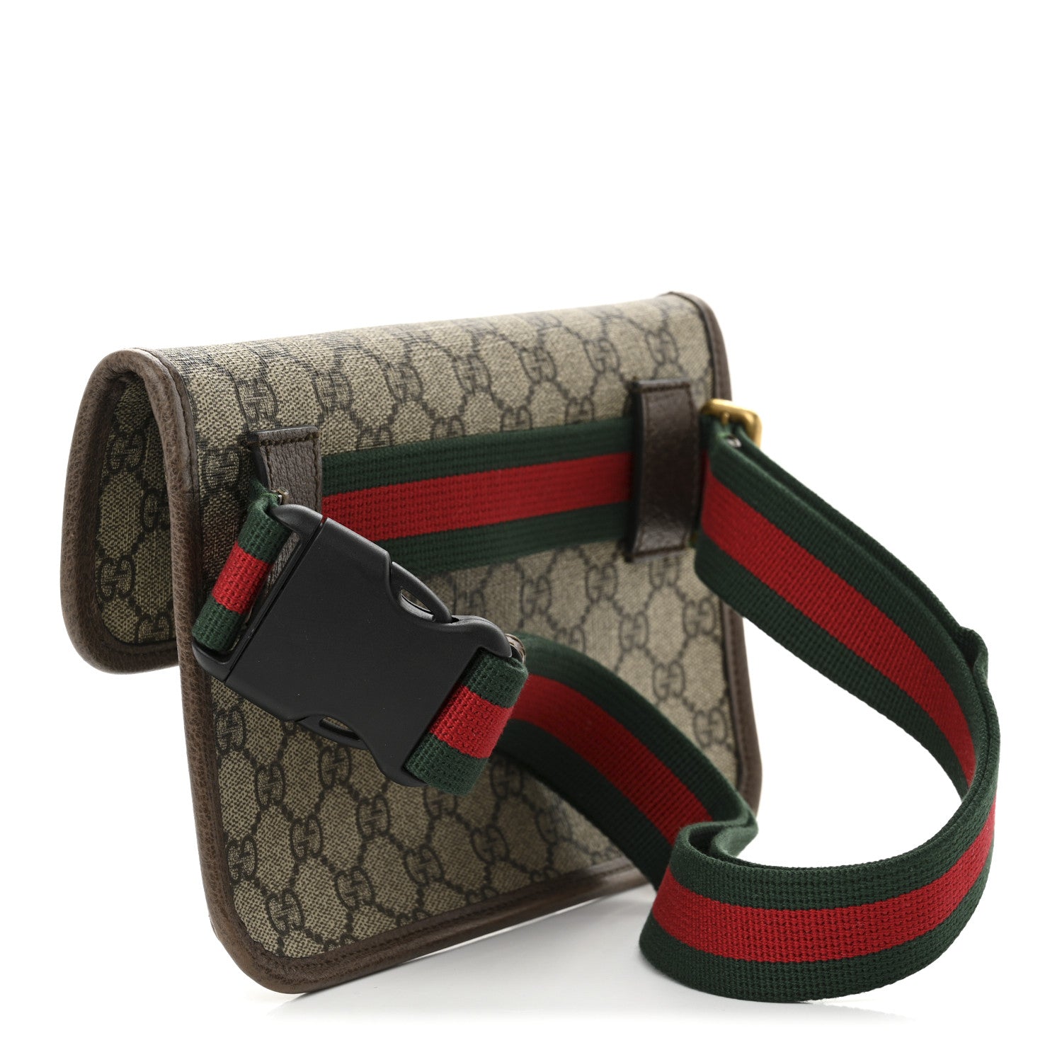 Gucci GG Supreme Monogram Neo Vintage Web Belt Bag Brown 3 of 11