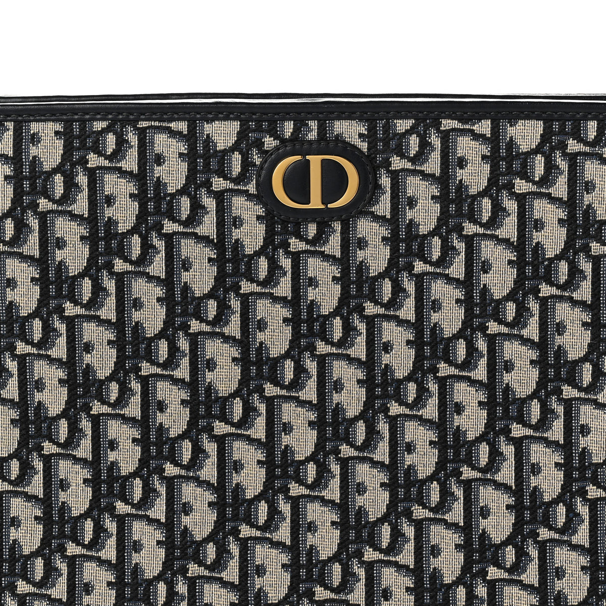 Christian Dior Oblique 30 Montaigne Pouch Blue 7 of 10
