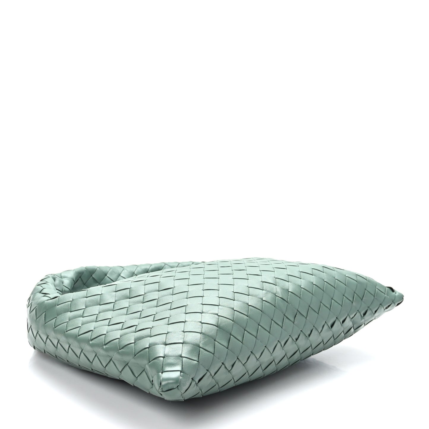 Calfskin Intrecciato Small Hop Aloe
