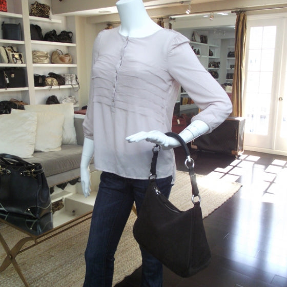 Suede Scamosciato Shoulder Bag Brown