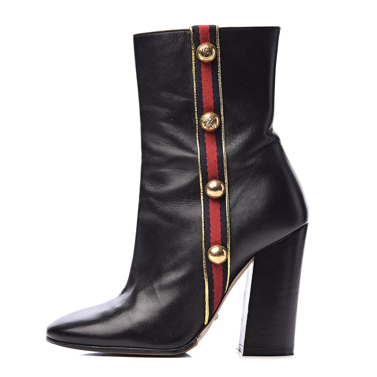 Malaga Kid Web Carly Mid Calf Boots 36 Black