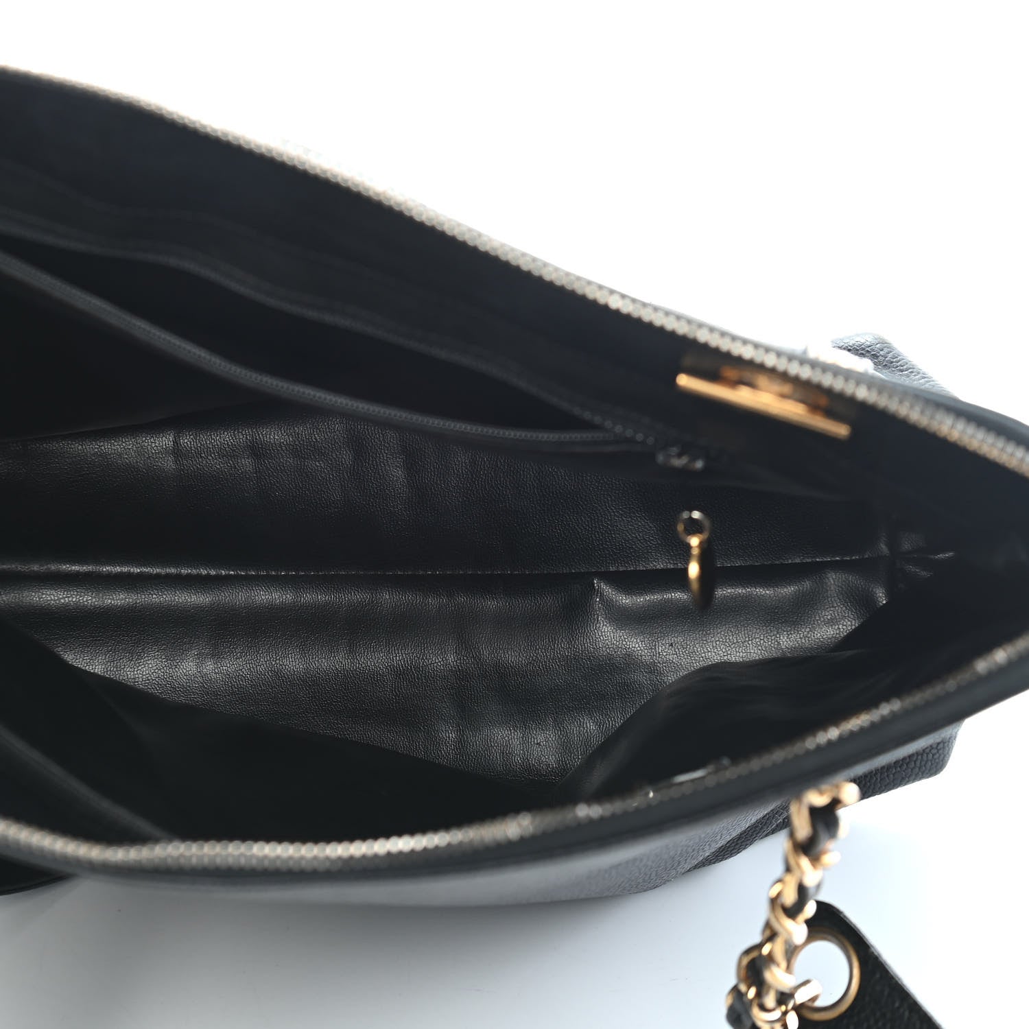 Chanel Caviar Flap Shoulder Bag Black 4 of 8