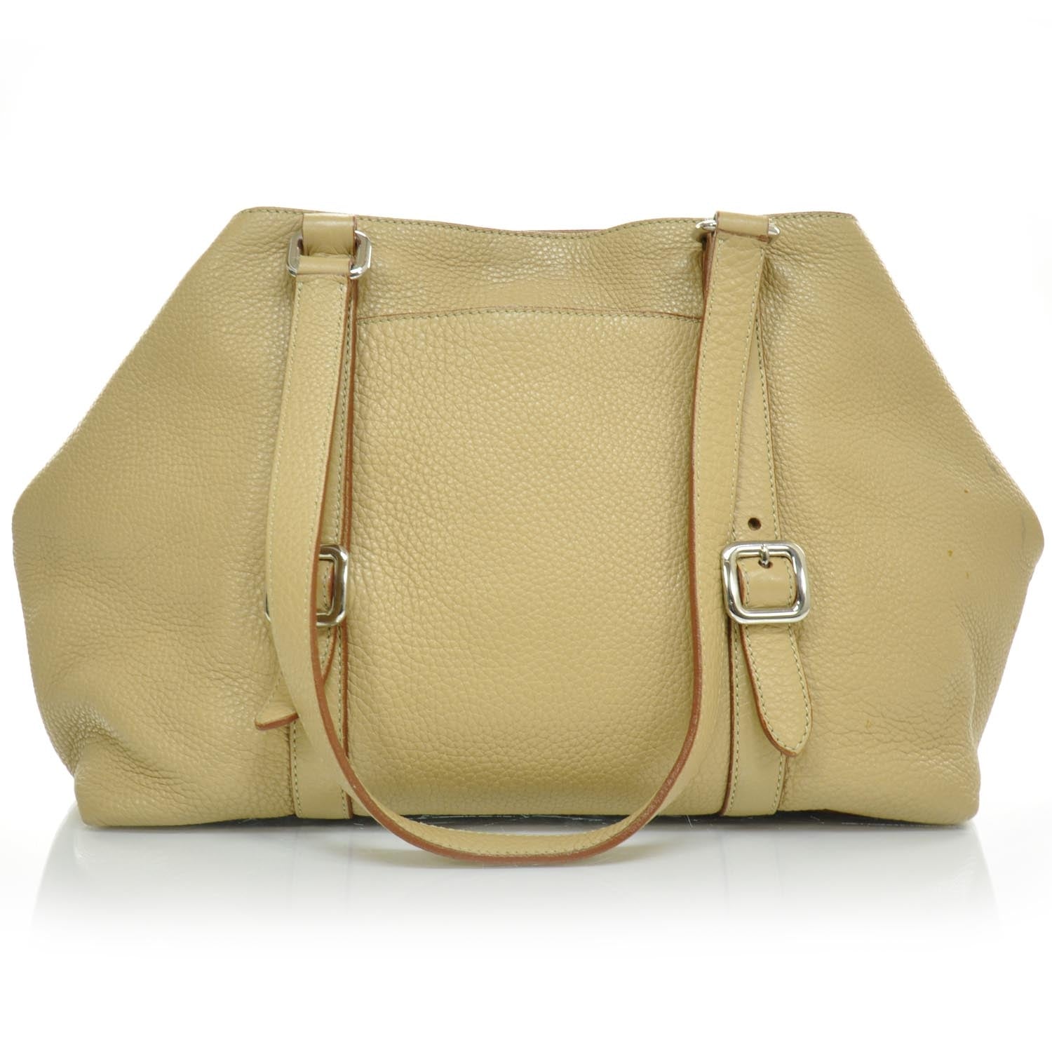 Prada Vitello Daino Logo Shoulder Bag 4 of 10
