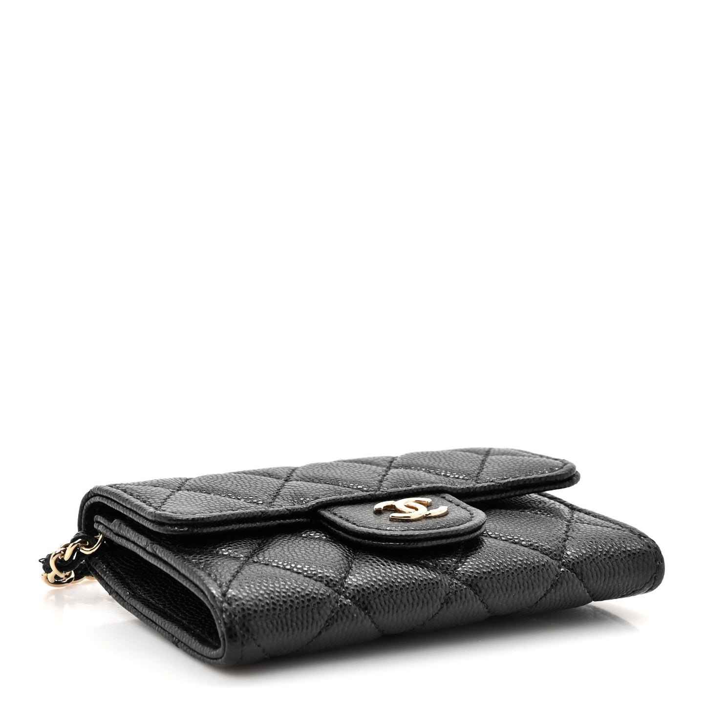 Caviar Quilted Belt Bag Black