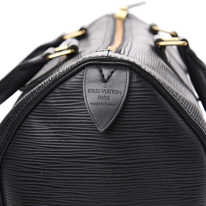 Louis Vuitton Epi Speedy 30 Black 5 of 12
