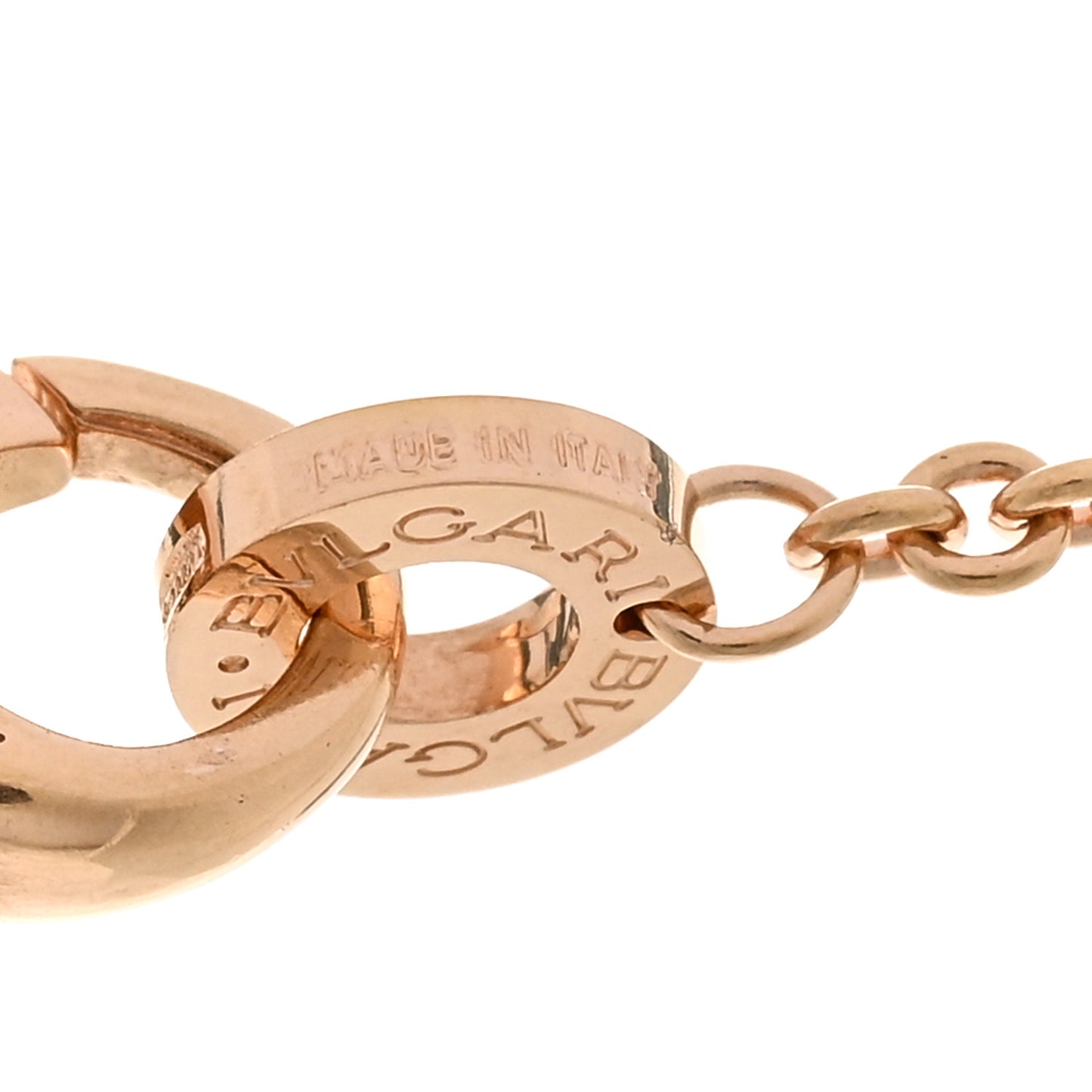 18K Rose Gold B.Zero1 Pendant Necklace