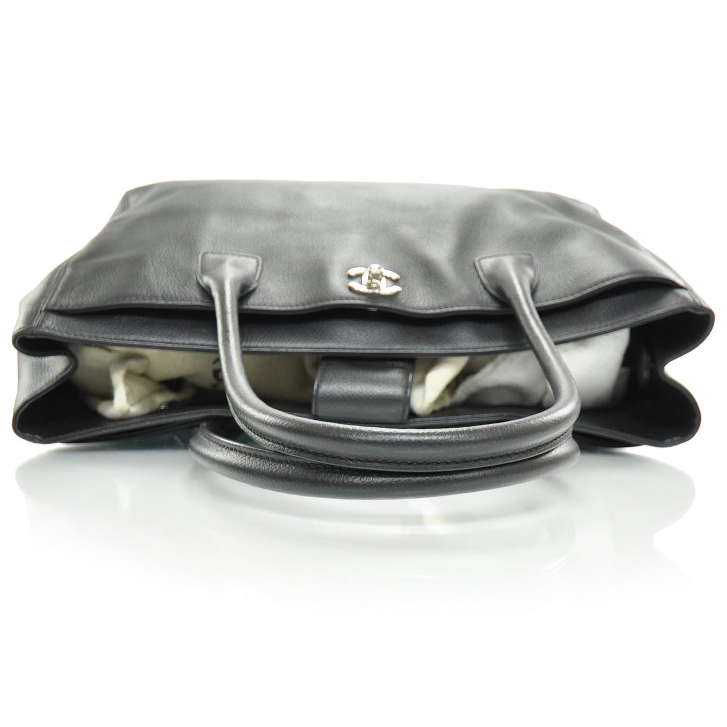 Caviar Cerf Executive Shopper Tote Black SHW