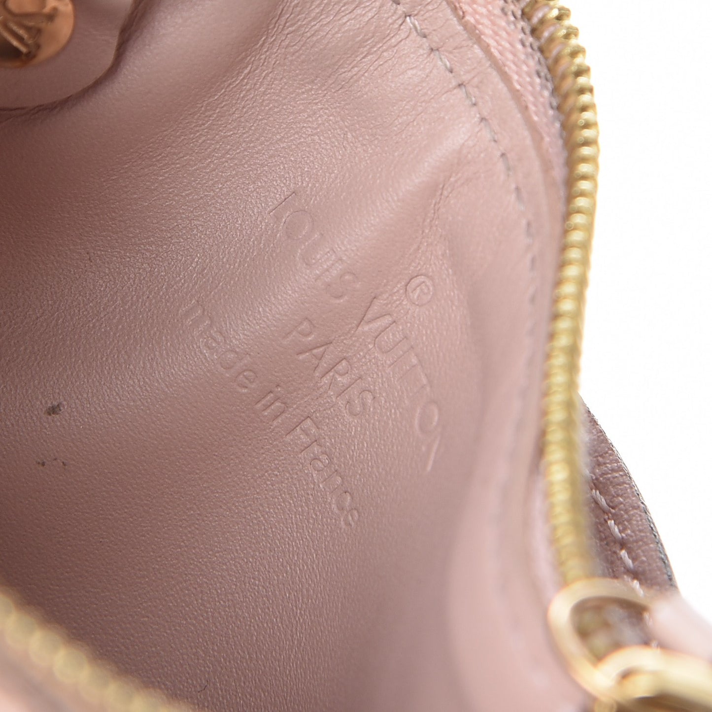 Vernis Key Pouch Rose Angelique