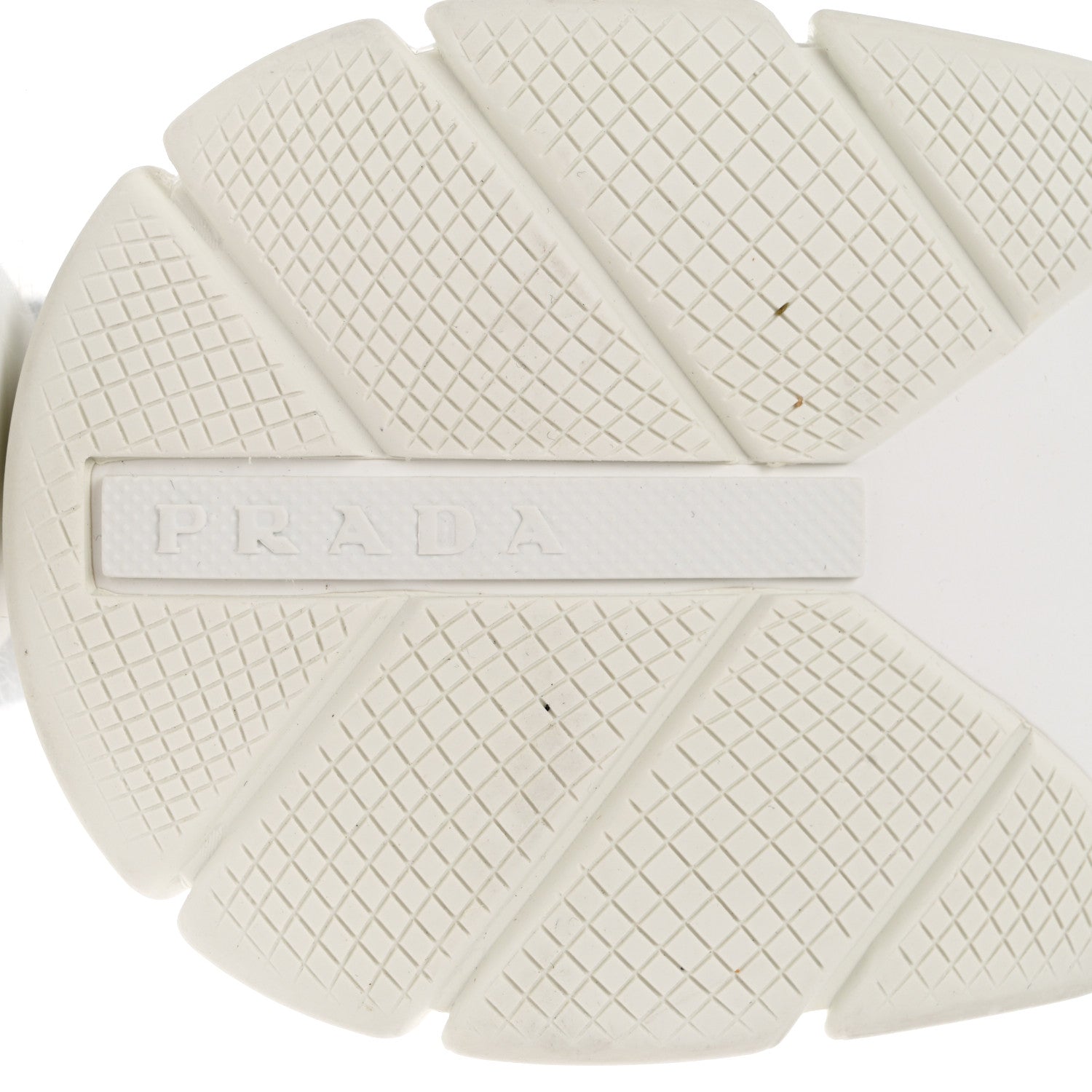 Prada Knit Fabric Mens Logo Sneakers 8 Black White 6 of 8