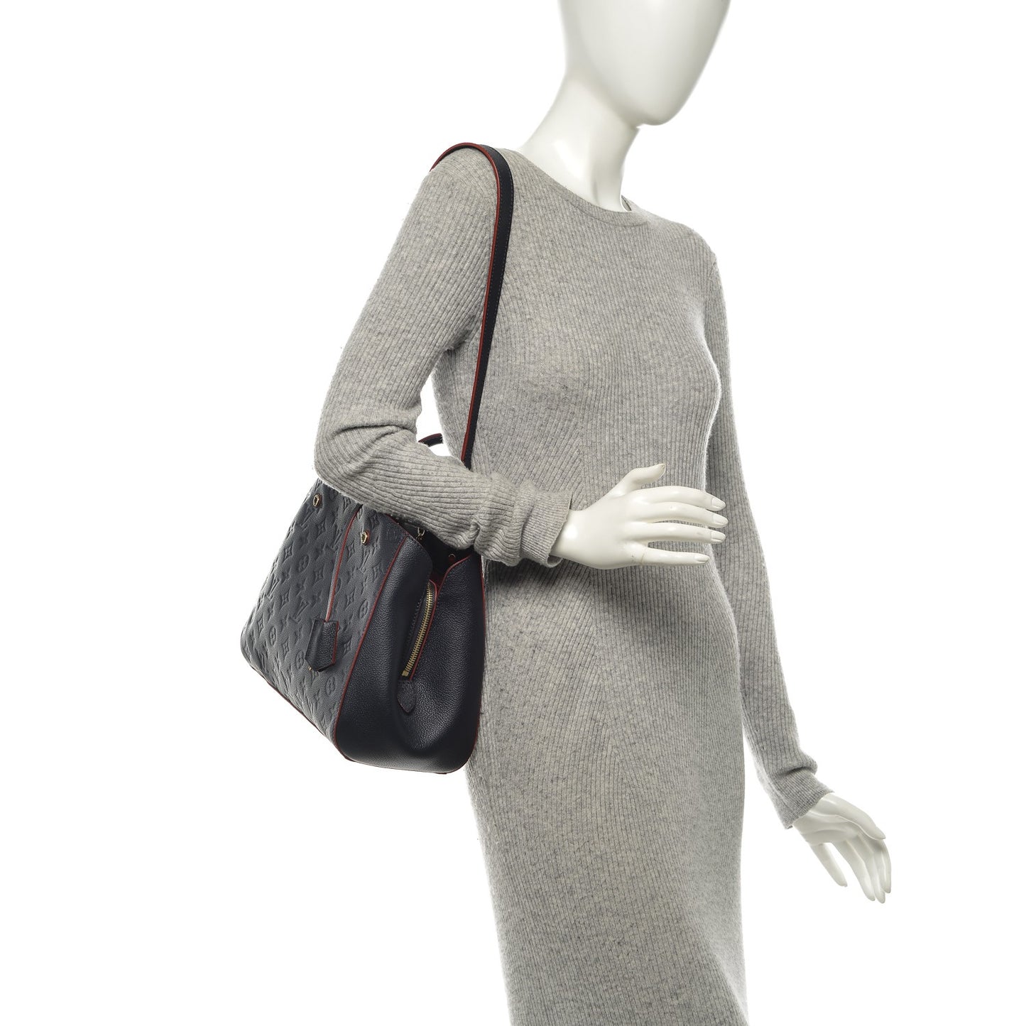 Empreinte Montaigne MM Marine Rouge