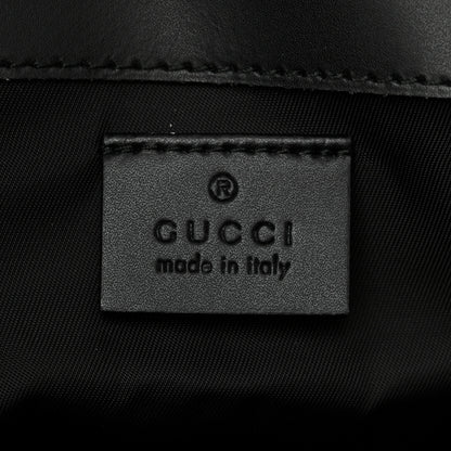 Gucci GG Supreme Monogram Web Messenger Diaper Bag Black Grey 6 of 11
