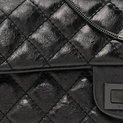 Chanel Glazed Calfskin 2.55 Reissue East West Clutch Black 9 of 12