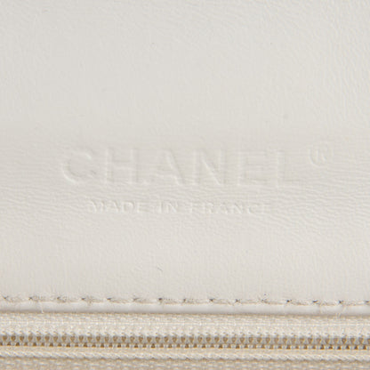 Chanel Lambskin Chocolate Bar 5 Chain Flap White 6 of 8