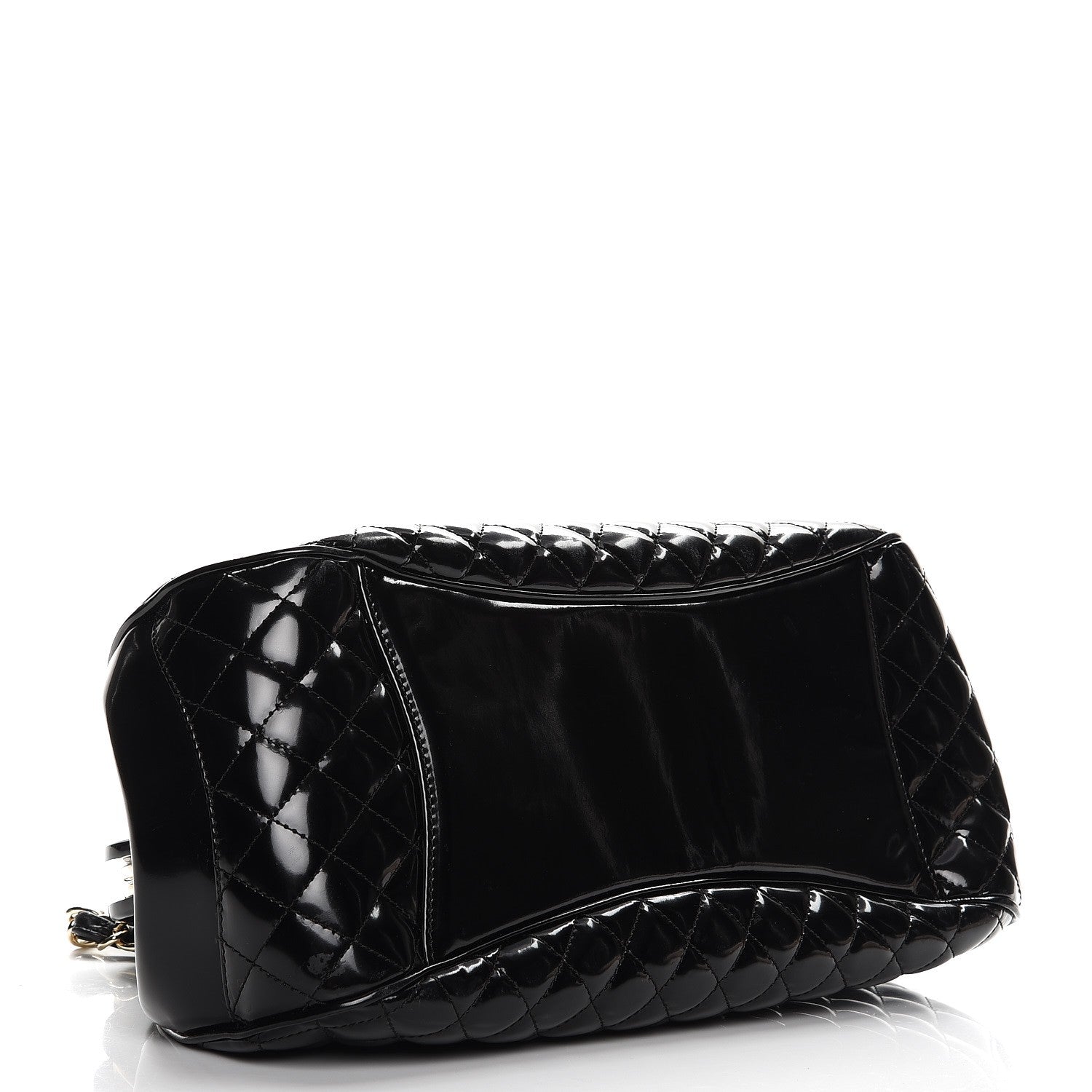 Chanel Glazed Calfskin Quilted Small Mademoiselle Frame Bag Black 5 of 12
