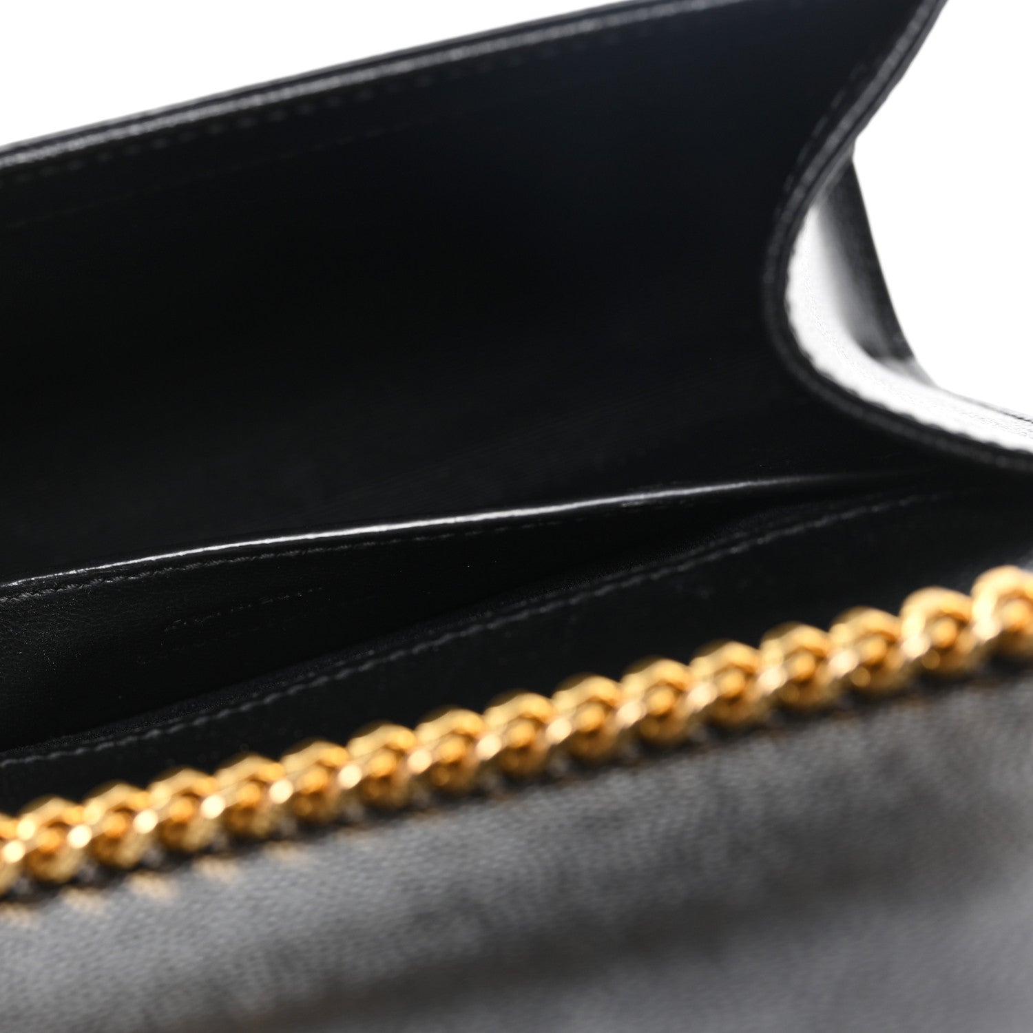 Saint Laurent Grain De Poudre Small Monogram Kate Satchel Black 7 of 11