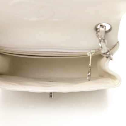 Chanel Lambskin Quilted Mini Square Flap White 5 of 16