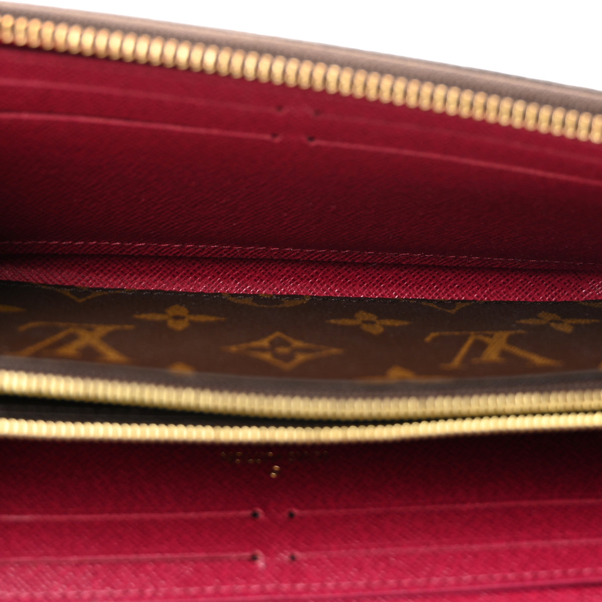 Louis Vuitton Monogram Clemence Wallet Fuchsia 5 of 10
