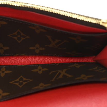 Louis Vuitton Monogram Bloom Flower Emilie Wallet Coquelicot 5 of 7