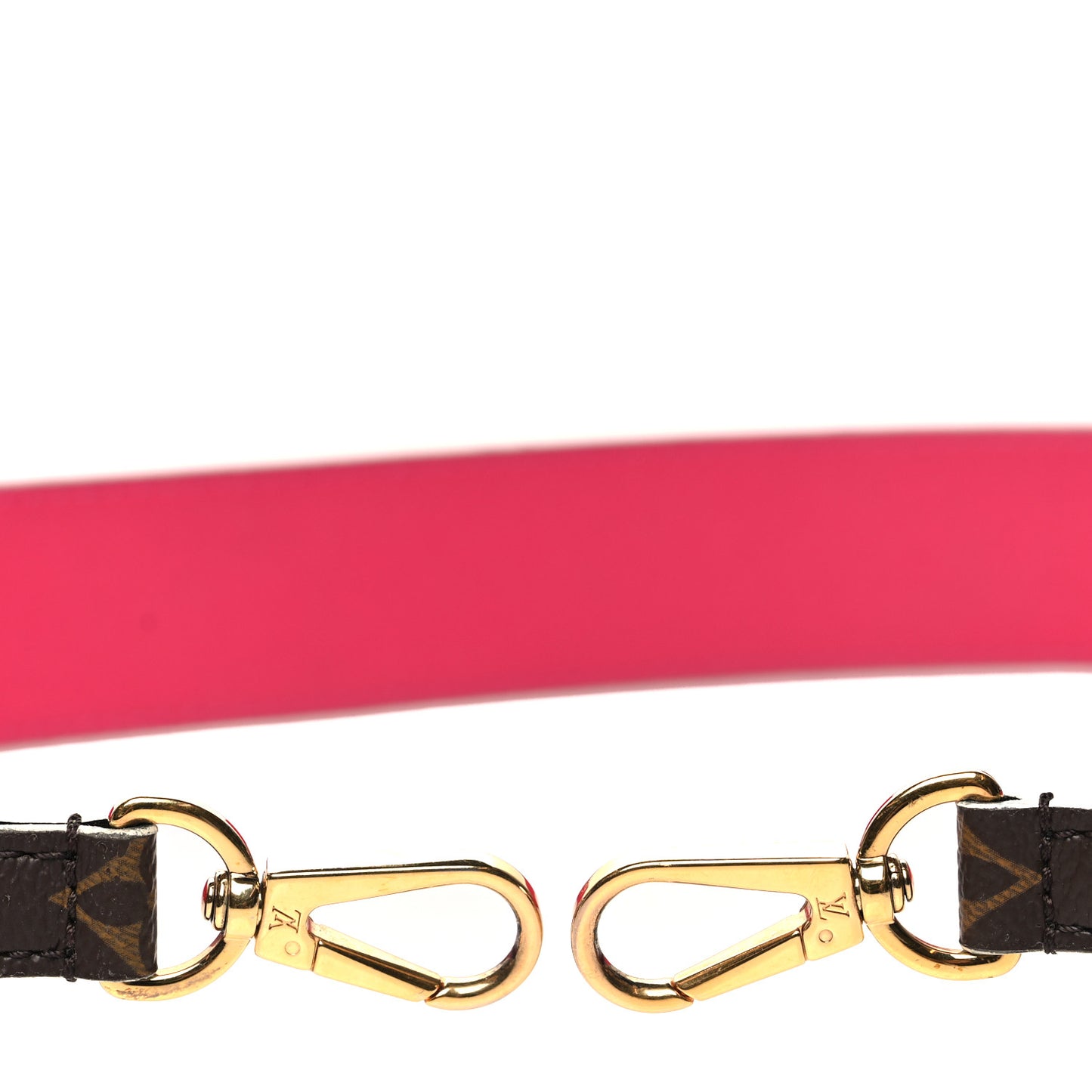 Monogram Bandouliere Shoulder Strap Hot Pink