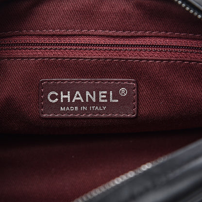 Chanel Aged Calfskin Quilted Small Easy Flap Black 5 of 9