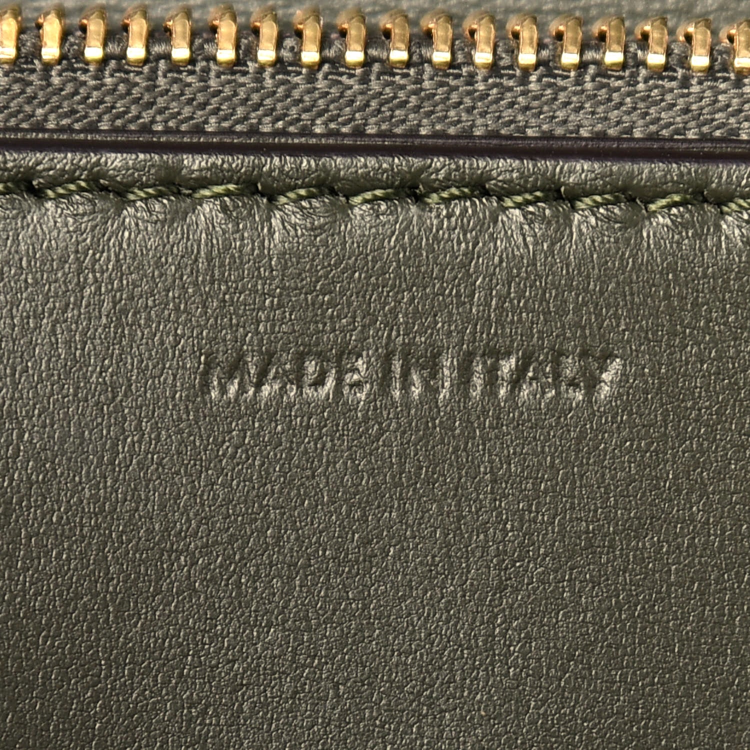 Celine Box Calfskin Classic Box Medium Flap Bag Army Green 7 of 9